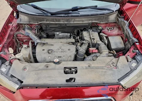 2015 Mitsubishi Outlander Sport Es from USA, damaged, VIN 4A4AP3AU4FE048916